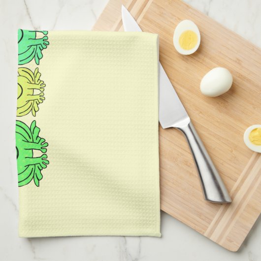 Frösche! Handtuch (Viertel Falte)