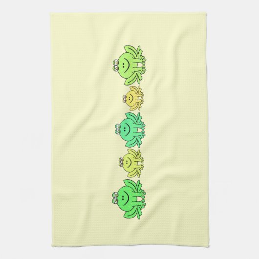 Frösche! Handtuch (Vertikal)