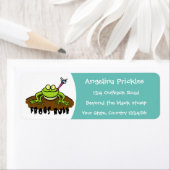 Frösche herrschen lustig-grüner Frosch-Cartoon (Insitu)