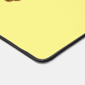 Frösche herrschen lustig-grüner Frosch-Cartoon Schreibtischunterlage (Ecke)