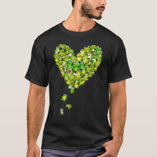 Frösche Herz verschiedene Arten von Fröschen Männe T-Shirt