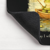 Frösche ich werde das Leben leicht friedlich ruhig Mousepad (Ecke)
