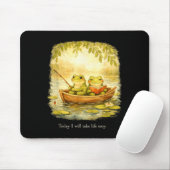 Frösche ich werde das Leben leicht friedlich ruhig Mousepad (Mit Mouse)