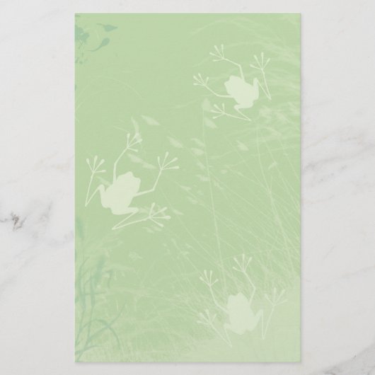 Frösche im Gras-Briefpapier Briefpapier (Vorderseite)