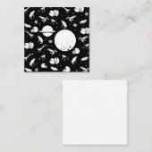 Frösche im Weltraum Mitteilungskarte (Vorne/Hinten)