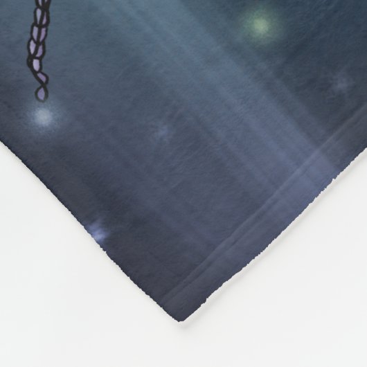 Frösche in einem Lilienauflageteich Fleecedecke (Ecke)