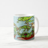 Frösche Kaffeetasse (VorderseiteRechts)