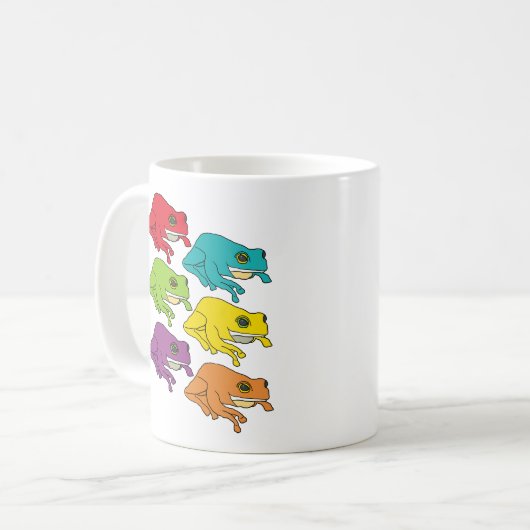 Frösche Kaffeetasse (Vorderseite Links)