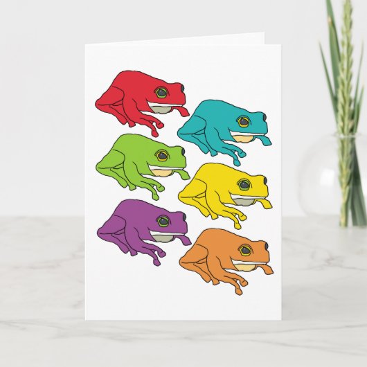 Frösche Karte (Vorderseite)