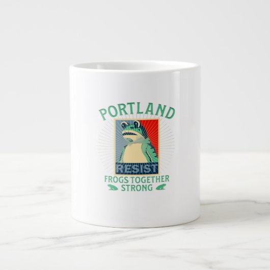 Frösche Klassiker Jumbo-Tasse (Vorderseite)