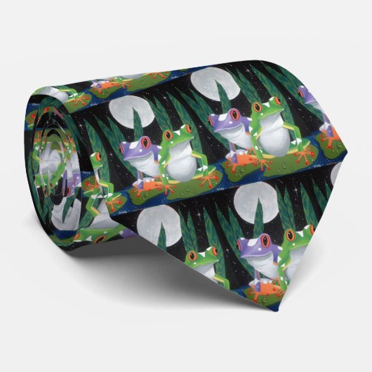 Frösche Krawatte (Gerollt)