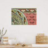 Frösche, Libellen, Fische, Drachen und Ratten Poster (Küche)