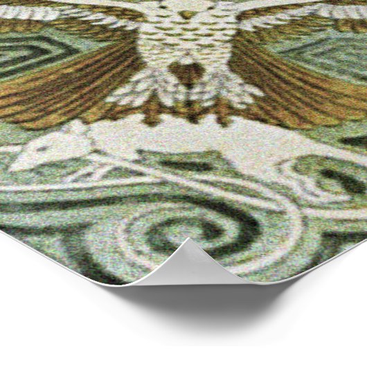 Frösche, Libellen, Fische, Drachen und Ratten Poster (Ecke)