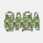 Frösche, Lilien, grün und weiß Geschenkschachtel (Ungefaltet)