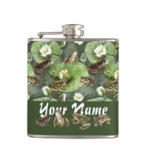 Frösche-Lilienmuster