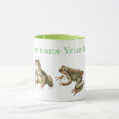 Frösche-Lilienmuster Tasse (Zentrum)