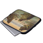 Frösche Lily Pads Moon Illustration Laptopschutzhülle (Vorne Knopf)