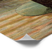 Frösche Lily Pads Moon Illustration Poster (Ecke)