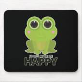 Frösche machen mich glücklich mousepad (Vorne)