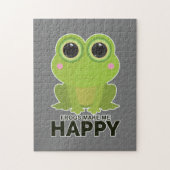 Frösche machen mich glücklich puzzle (Vertikal)