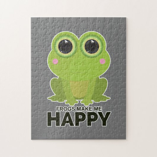 Frösche machen mich glücklich puzzle (Vertikal)