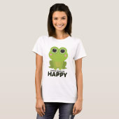Frösche machen mich glücklich T-Shirt (Vorne ganz)
