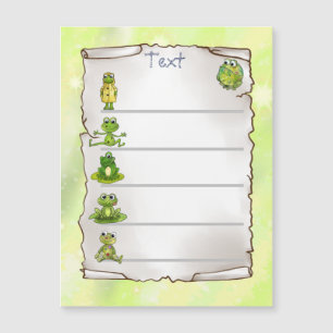 Frösche magnetkarte