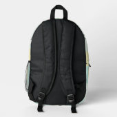 Frösche mit kleinen Hobbys Bedruckter Rucksack (Rückseite)