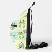 Frösche mit kleinen Hobbys Crossbody Bag (Rechts)