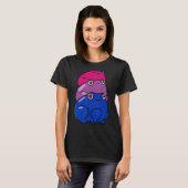 Frösche Pile Bisexuality Flag Bisexual Lgbt Pride  T-Shirt (Vorne ganz)