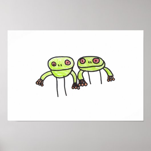 Frösche Poster (Vorne)