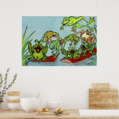 Frösche Poster (Küche)