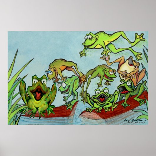 Frösche Poster (Vorne)