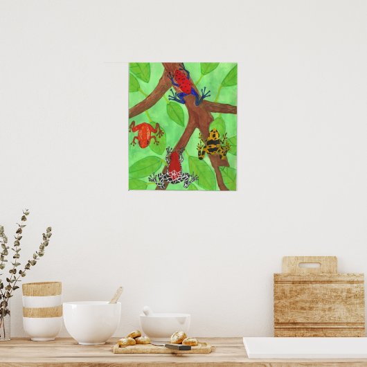 Frösche Poster (Küche)