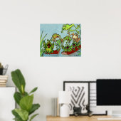 Frösche Poster (Heimbüro)