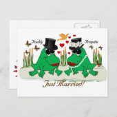 Frösche Postkarte (Vorne/Hinten)