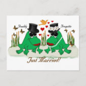 Frösche Postkarte (Vorderseite)