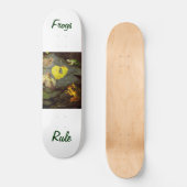 Frösche-Regelskateboard Skateboard (Vorderseite)