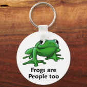 Frösche sind auch Menschen Schlüsselanhänger (Vorderseite)