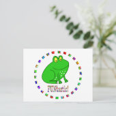 Frösche sind funtastisch postkarte (Stehend Vorderseite)