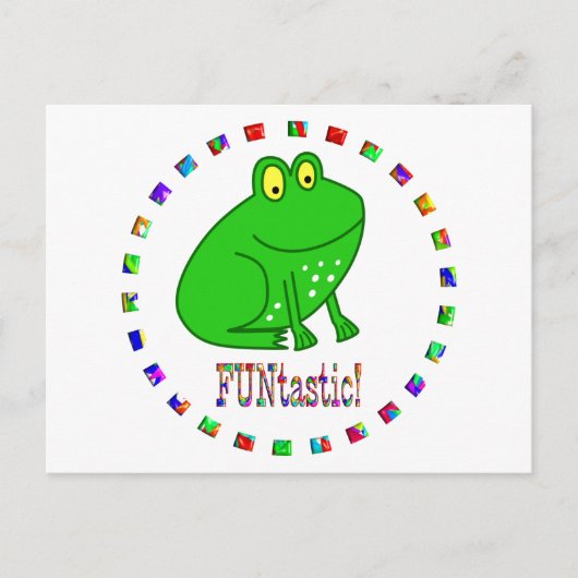 Frösche sind funtastisch postkarte (Vorderseite)