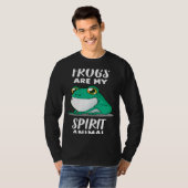 Frösche sind mein Geist tierischer Frosch T-Shirt (Vorne ganz)