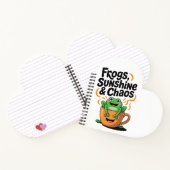 Frösche, Sonnenschein und Chaos - Niedlicher Frosc Notizblock (Innenseite)