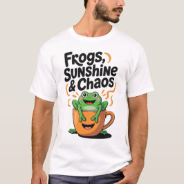 Frösche, Sonnenschein und Chaos - Niedlicher Frosc T-Shirt