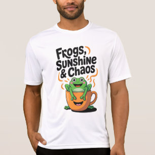 Frösche, Sonnenschein und Chaos - Niedlicher Frosc T-Shirt