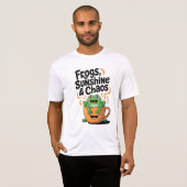 Frösche, Sonnenschein und Chaos - Niedlicher Frosc T-Shirt (Vorne ganz)