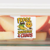 Frösche, Sonnenschein und Chaos - Spaß Sommer Etiketten (Befestigt)