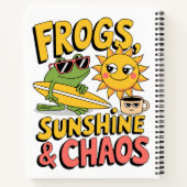 Frösche, Sonnenschein und Chaos - Spaß Sommer Notizblock (Rückseite)