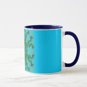 Frösche synchrones Schwimmen Tasse