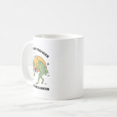 Frösche tanzen zusammen kaffeetasse (Vorderseite Links)